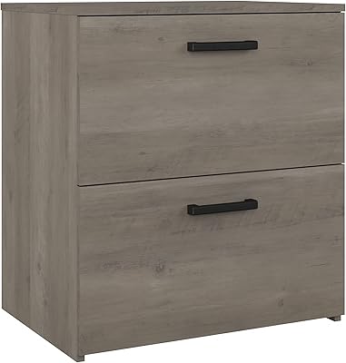 Bush furniture city park classeur latéral à 2 tiroirs gris bois
