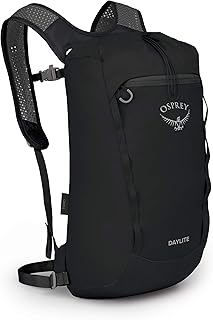 Sac de randonnée osprey europe daylight pour unisexe, noir, taille unique, sac à