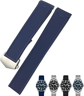 Bracelet de montre en caoutchouc de silicone dafmin 20 mm 22 mm bracelet
