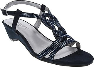 Sandales formelles missi demi wedge pour femmes