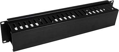 Rack de serveur horizontal startec.com 2u avec couvercle plaque de conduit