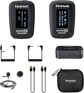 Système de microphone sans fil blink saramonic omni lavalier 500 pro b1