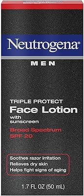 Nettoyant visage neutrogena triple protection spf 20 17 ml (paquet de 3)