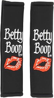 Ensemble d'épaulières betty boop, noir, 190 x 210 cm, bb1046b, 2 pièces