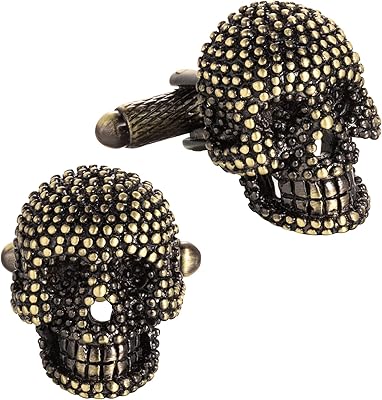Boutons de manchette hawson en or pour hommes, boutons de manchette en bronze