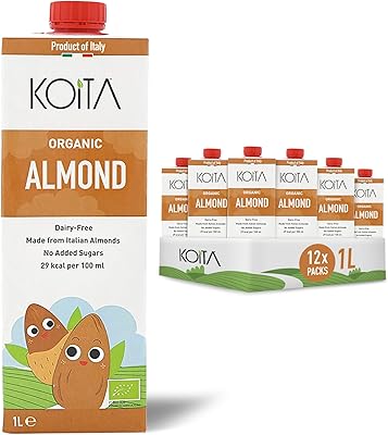 Lait d'amande biologique koita (1 litre paquet de 12)