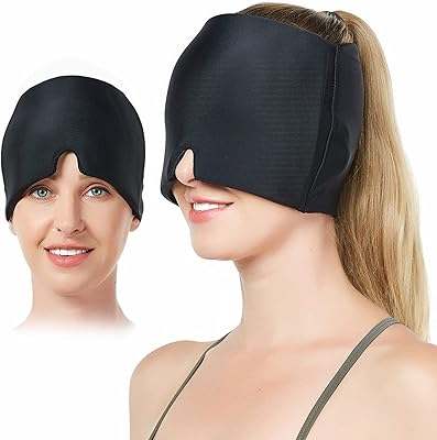 Casquette de gel pour soulager la migraine-chapeau de soulagement migraine thérapie chaude