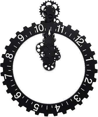 Horloge murale qwertyuio grande horloge murale intelligente, horloge murale avec équipement antibruit
