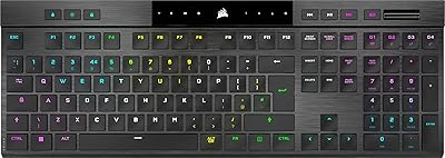 Clavier de jeu mécanique corsair k100 air rgb ultra fin
