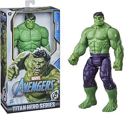 Figurine marvel avengers titan blast gear hulk deluxe, jouet de 12 pouces, inspiré