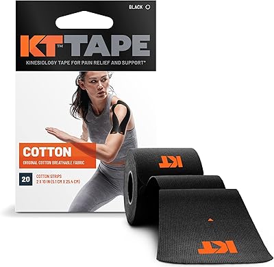 Ruban athlétique thérapeutique en coton élastique de type kt, paquet de 20, bandes