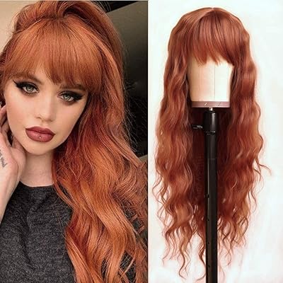 Perruque longue ondulée bouclée misifan pour femme avec perruques de fête cosplay