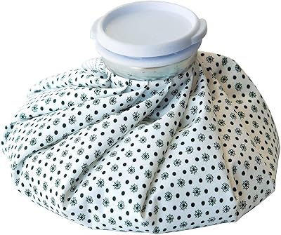 Sac isotherme en toile ice design 6" pour soulager la douleur, motif glace