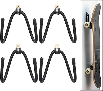 Support de rangement mural pour support de skateboard yyst - avec matériel