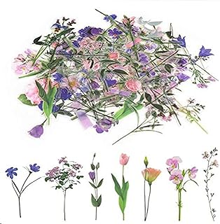 Autocollants de fleurs, autocollants en papier auto-adhésifs à motif de fleurs pour scrapbooking