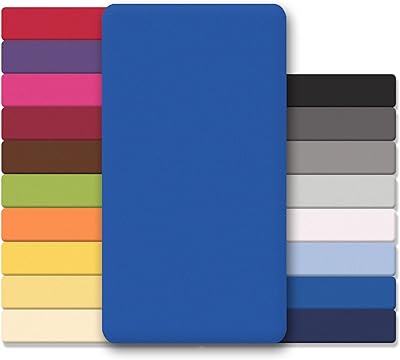Drap de lit en coton selenatex avec bords élastiques de lucina, taille 90×200-100×200