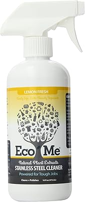 Nettoyant multi-surfaces ecomi pour acier inoxydable, citron frais, 16 oz