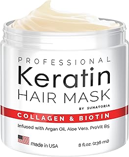 Masque capillaire professionnel à la kératine fabriqué aux états-unis complexe de vitamines