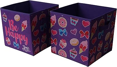 Idea nova jojo siwa ensemble de rangement durable 2 pièces avec poignées