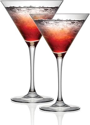 Ensemble de verres à cocktail crystal darkos p506388, 300 ml, résistants aux éclats