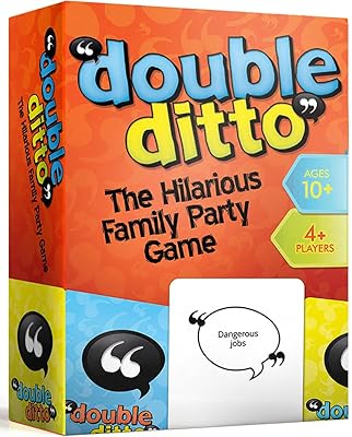 Jeu de société de mots amusant double idem pour fête en famille
