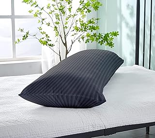 Ensemble d'oreillers longs en lin d'hôtel pour sommeil profond, tissu : 100 %