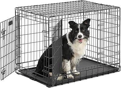 Cage pour animaux de compagnie à double porte tomface de 30 pouces