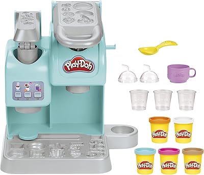 Play-doh kitchen creations ensemble de jeu de café coloré avec 5 blocs