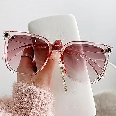 Lunettes de soleil surdimensionnées hovti pour femmes, lunettes de soleil carrées classiques