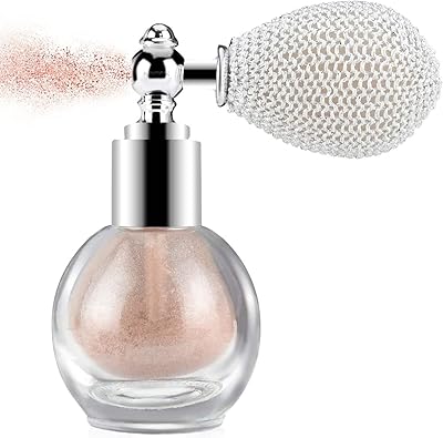 Dazyteai spray de poudre surligneur, poudre brillante à paillettes, spray de maquillage en poudre scintillante, pour le visage et le corps (3#nude pink). Votre satisfaction commence ici, sur Diaytar Sénégal