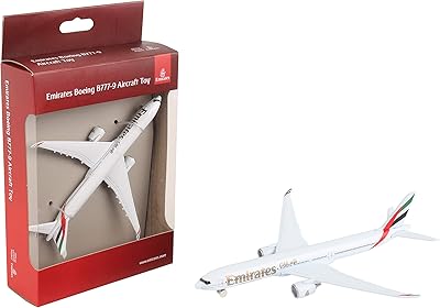 Darron one plane emirates 777x rt9905, rouge pour enfants unisexes