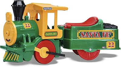 Jouet porteur big perigo santa fe rechargeable à piles train électrique qui émet