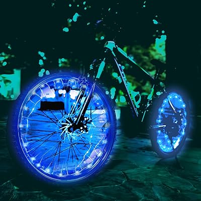Éclairage de pneu de vélo led étanche balabaxir, veilleuse de pneu de vélo