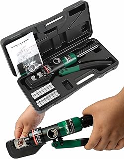 Outil de sertissage de câble hydraulique otzico ensemble d'outils de fil électrique 10