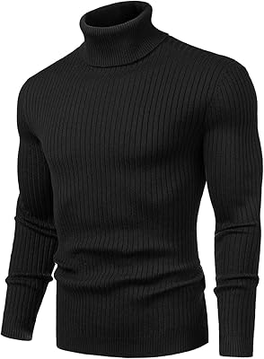 Pull coupe ajustée à col rond pour homme en tissu tricoté doux