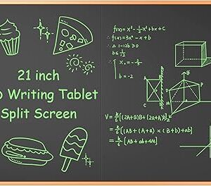 Tablette d'écriture lcd gigart 21 pouces, grande tablette de dessin et d'écriture effaçable pour enfants pour conférences et enseignement. Gagnez du temps et de l'argent avec Diaytar