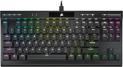 Clavier de jeu mécanique optique sans clé corsair tkl champion k70