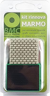 Kit de restauration de marbre prico marble care pour éliminer les rayures, l'abrasion