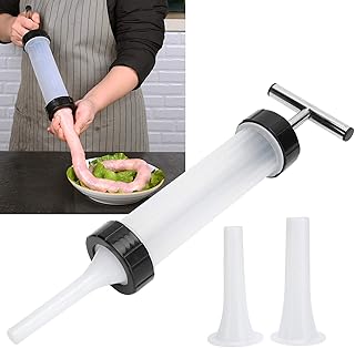 Remplisseur de viande avec 3 tubes d'emballage de saucisses en acier inoxydable haute