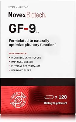 Novex biotech gf-9 men's hgh booster supplément d'entraînement pour hommes