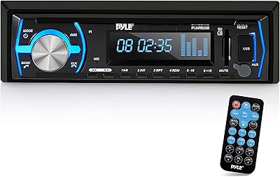 Radio bluetooth baile marine système de récepteur radio simple din 12v avec microphone