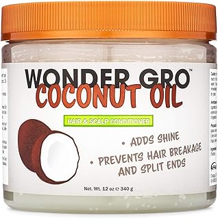 Après-shampoing pour cheveux et cuir chevelu à l'huile de noix de coco wonder