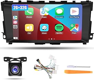Autoradio stéréo 2g + 32g pour nissan altima 2013-2018 avec carplay