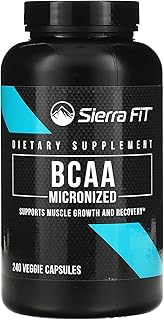 Sierra vit bcaa micronisé (500 mg, 240 gélules végétariennes)
