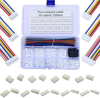 Kit de connecteurs kesox jst zh 1,5 mm avec câbles pré-sertis 28 awg