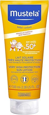Lotion écran solaire mustela haute protection spf 50+ 1 pièce