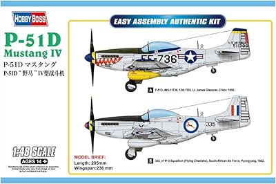 Hobby boss 85806 avion de chasse mustang iv à l'échelle 1:48-p-51d