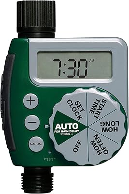Minuterie d'eau automatique pour le contrôle de l'irrigation du jardin extérieur - tuyau