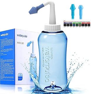 Bouteille de rinçage nasal niti bot, 500 ml, nettoyant nasal à presser, rinçage