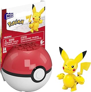 Ensemble de construction constrix mega pokemon pikachu, jouets de construction pour enfants